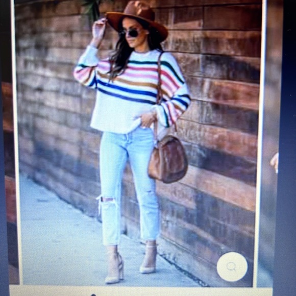 Newbury Kustom Sweaters - Newbury Kustom striped sweater from Vici